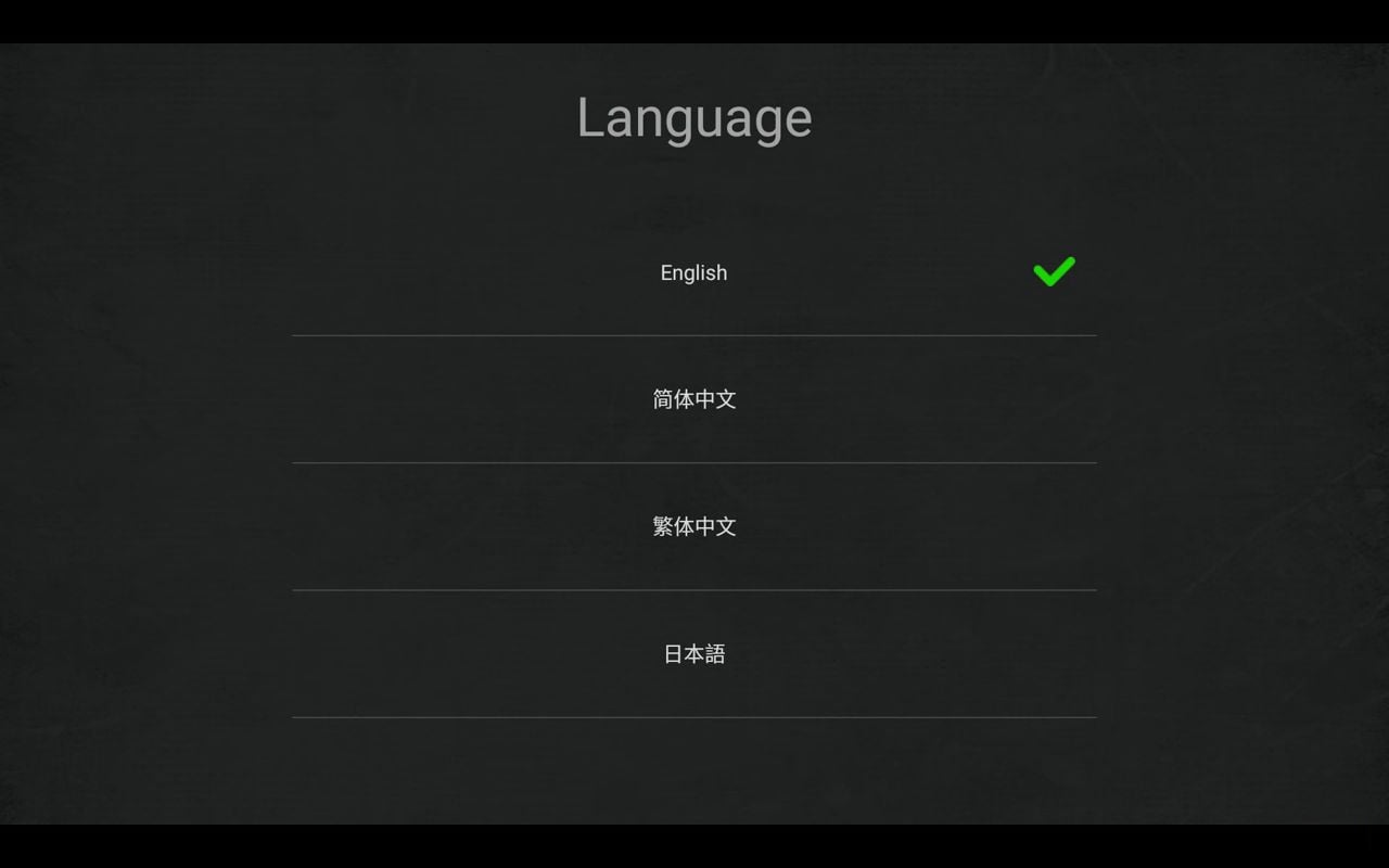 M12N Menu nastavení