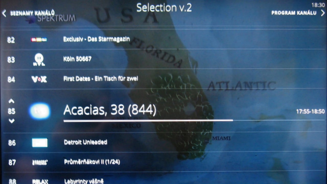 O2 TV - seznam kanál§