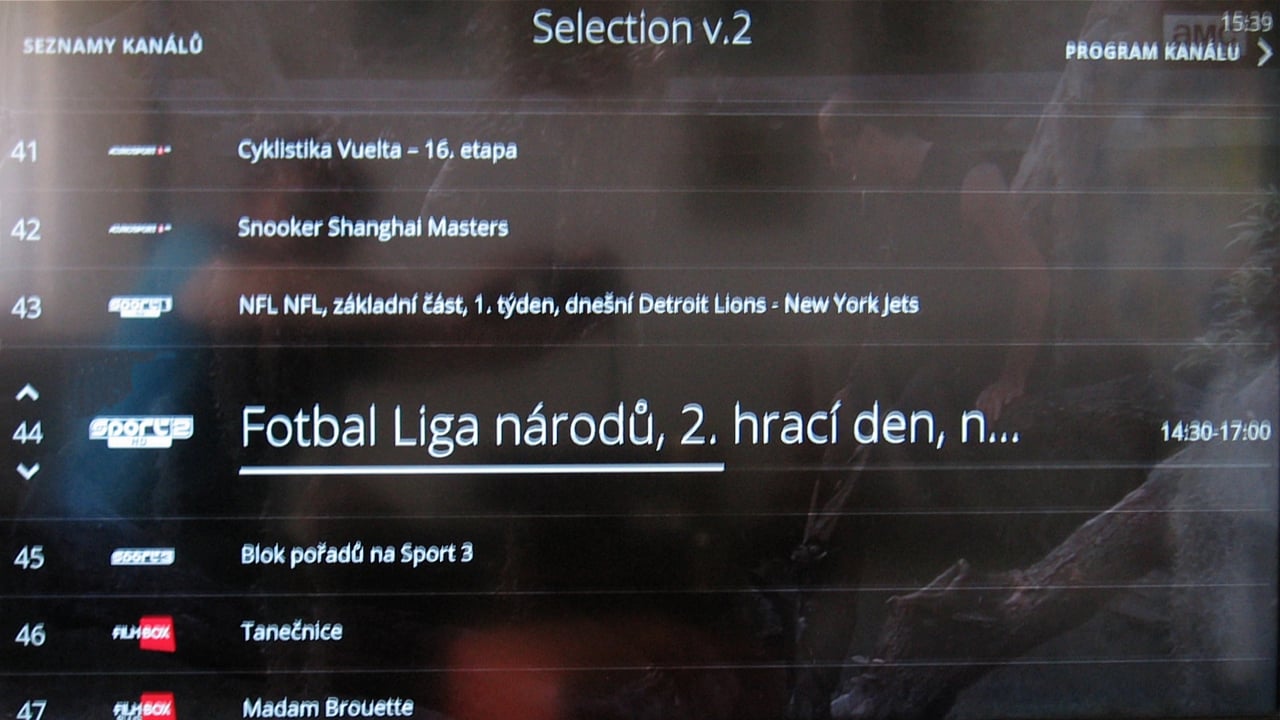 O2 TV - seznam kanál§