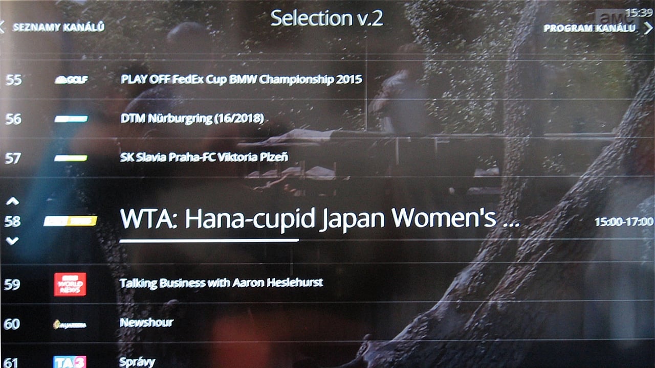 O2 TV - seznam kanál§