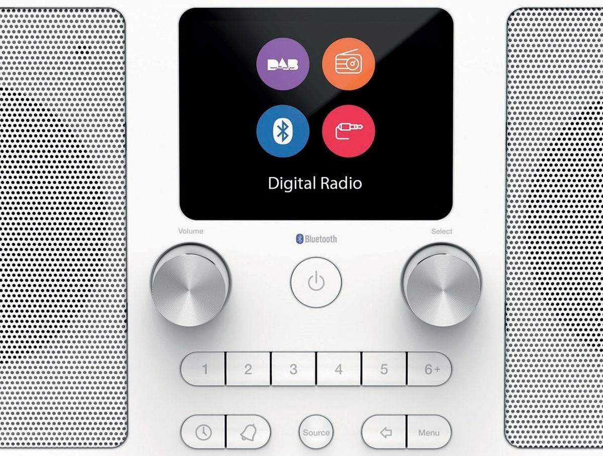 Pure Evoke H6 - displej a ovládání.