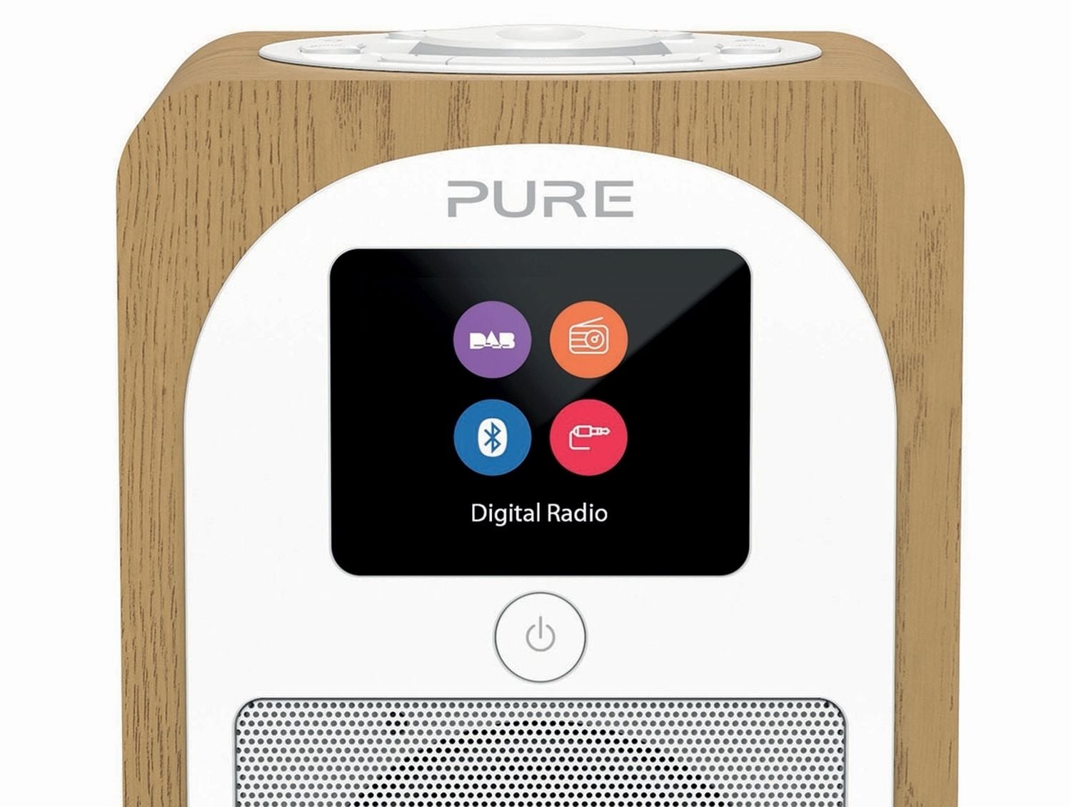 Pure Evoke H3 - barevný displej.