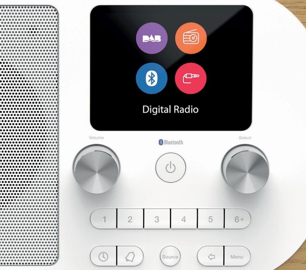 Pure Evoke H4 - displej a ovládání.