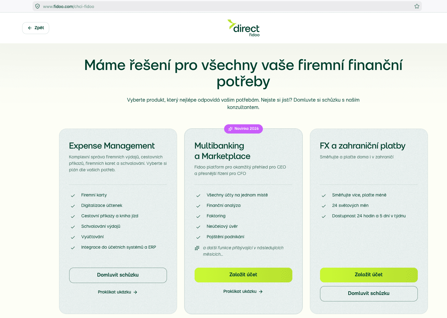 Direct Fidoo Multibanking. (09. 07. 2026)