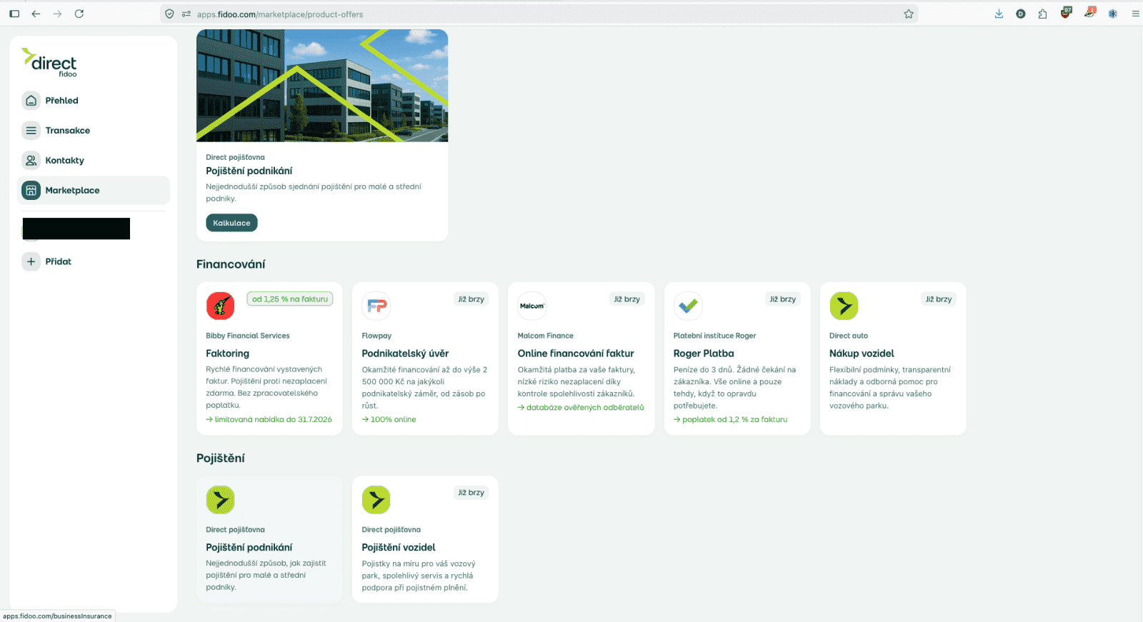 Direct Fidoo Multibanking. (09. 07. 2026)