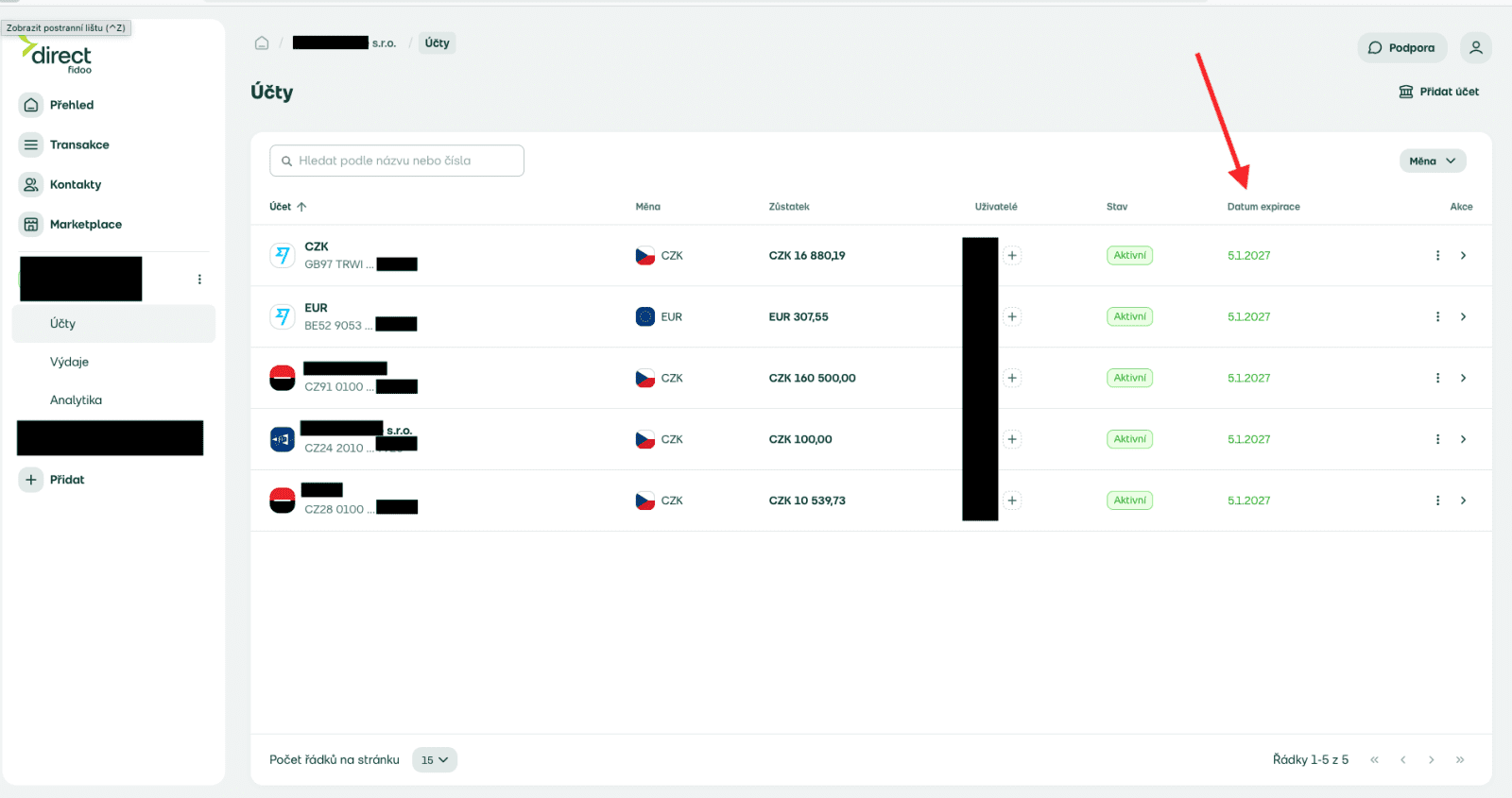 Direct Fidoo Multibanking. (09. 07. 2026)