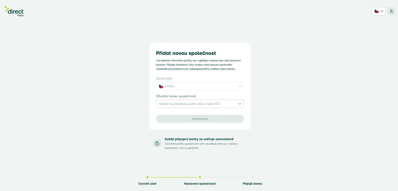 Direct Fidoo Multibanking. (09. 07. 2026)