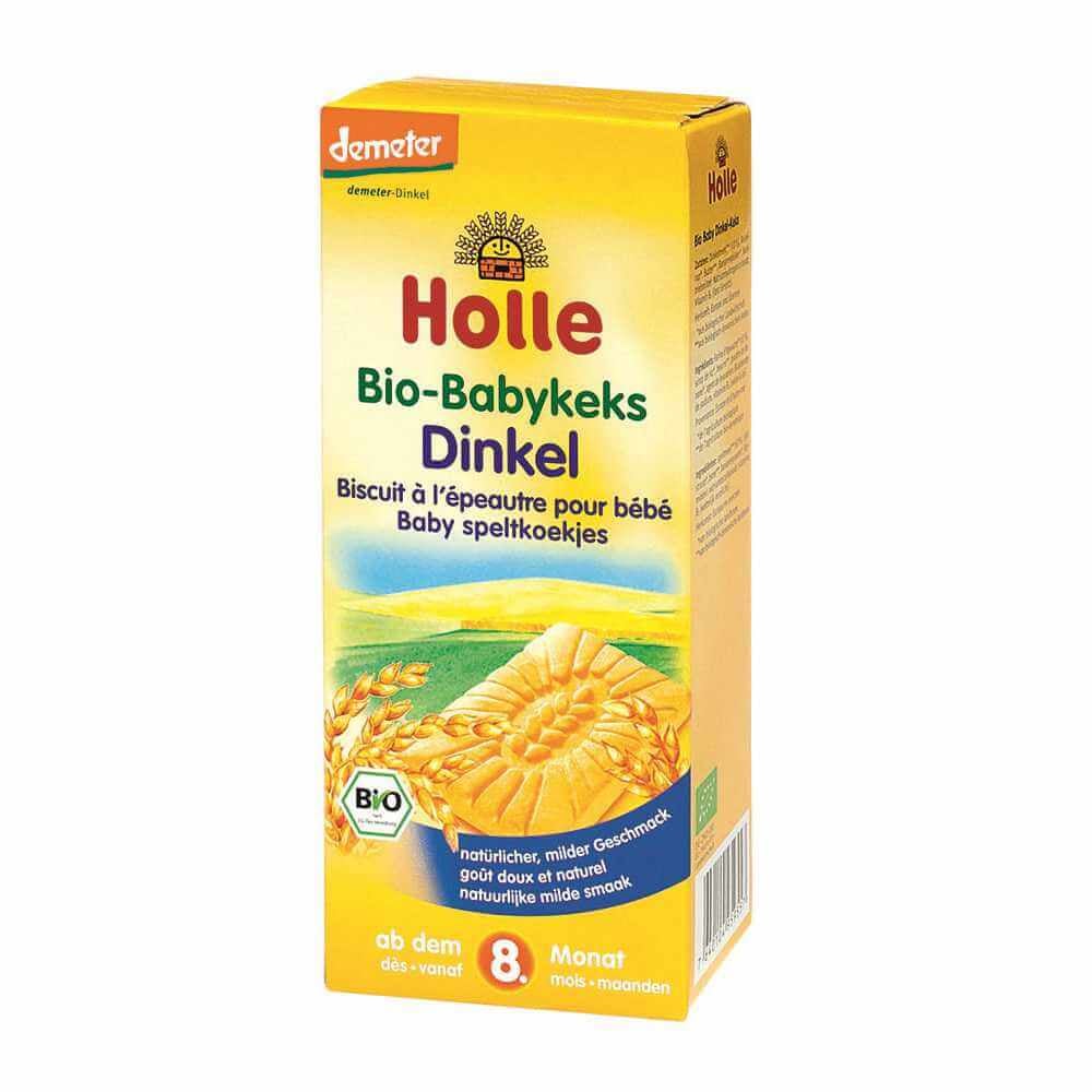 Baby Bio Dětské špaldové keksy - neobsahují cukr, ale rýžový sirup