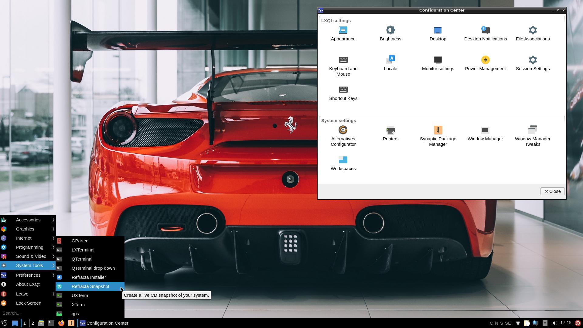 ExTiX LXQt Mini 20.4 Build 200402