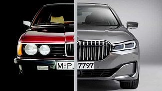 Náhledový obrázek - Galerie: Podívejte se, jak v průběhu času rostly ledvinky na BMW řady 7