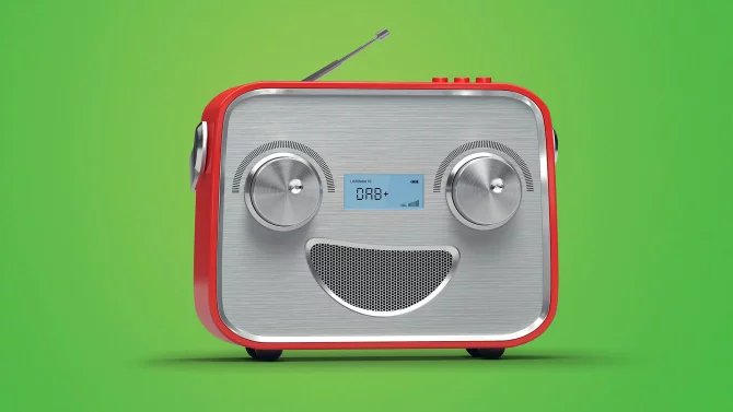 Veselé digitální rádio patří k motivům oficiální kampaně k přechodu na DAB+ ve Švýcarsku