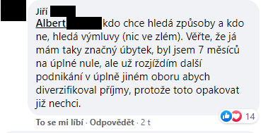 Podnikatelé na Facebooku diskutují o návratu tržeb