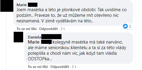 Podnikatelé na Facebooku diskutují o návratu tržeb