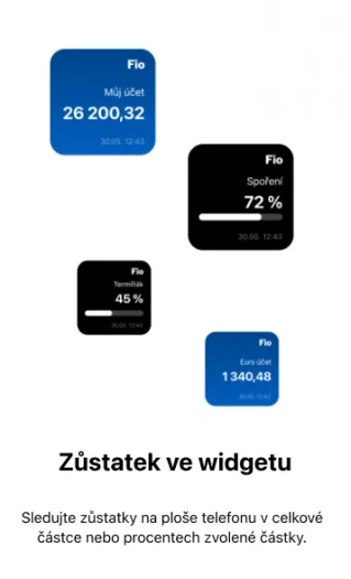 Aktulualizovaná verze mobilní aplikace Fio banky. (6. 11. 2024)