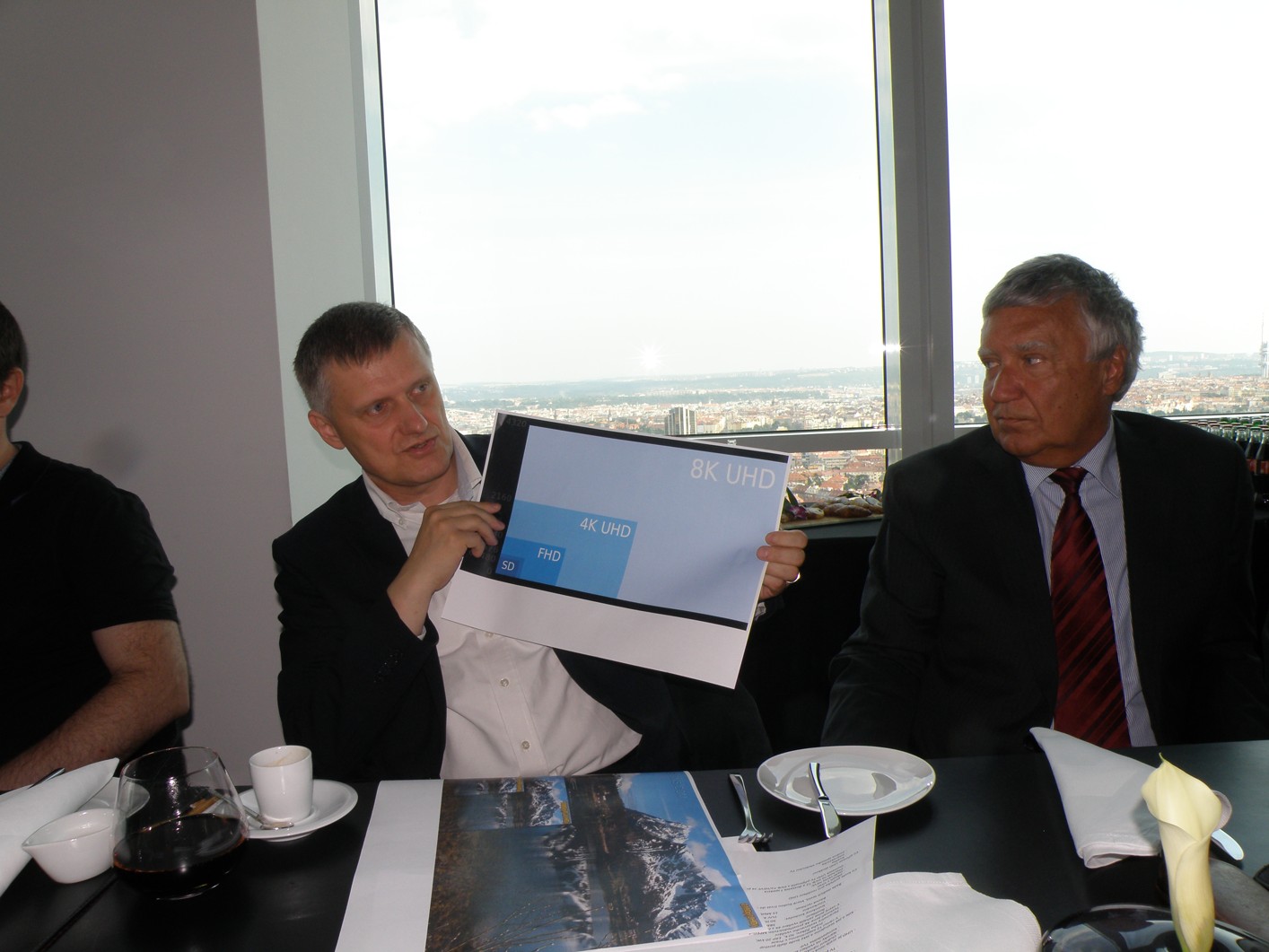 Konference se zástupci Českých Radiokomunikací a České televize