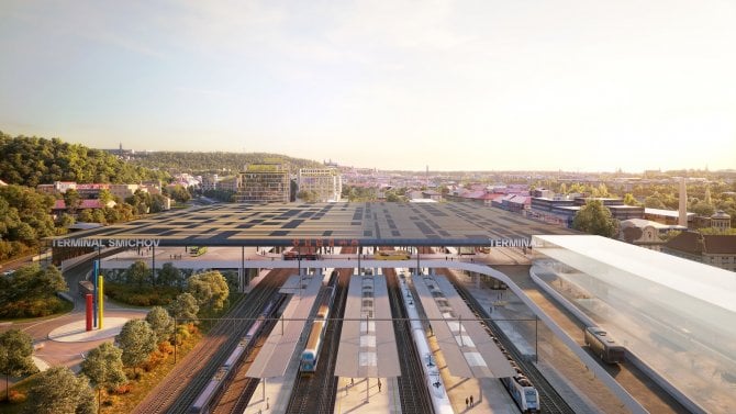 Smíchov se mění k nepoznání. Ze zanedbaného nádraží roste největší dopravní hub v Česku a vedle něj nová čtvrť pro 21. století