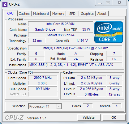 CPU - Z load turbo