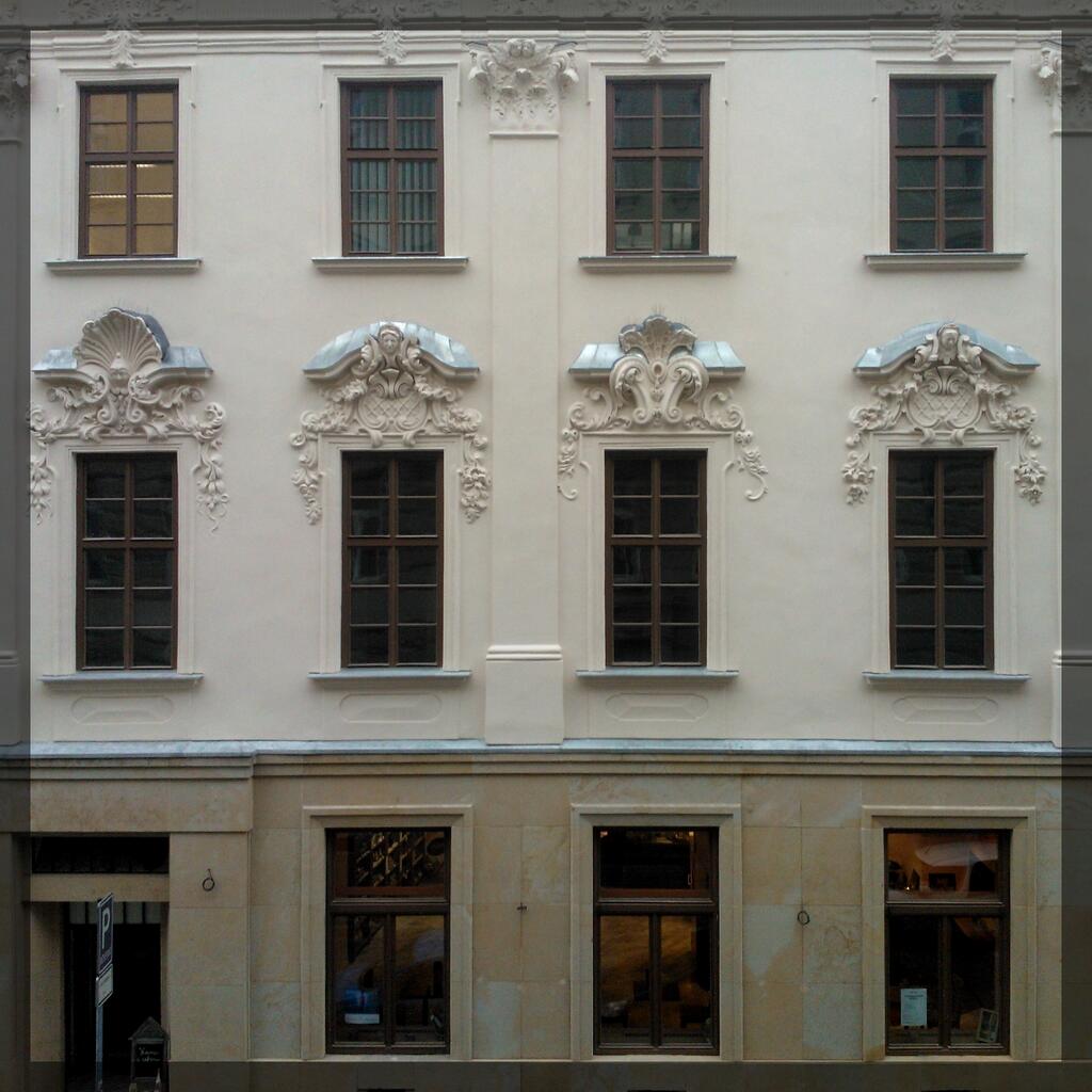 Výhled z brněnské kanceláře.