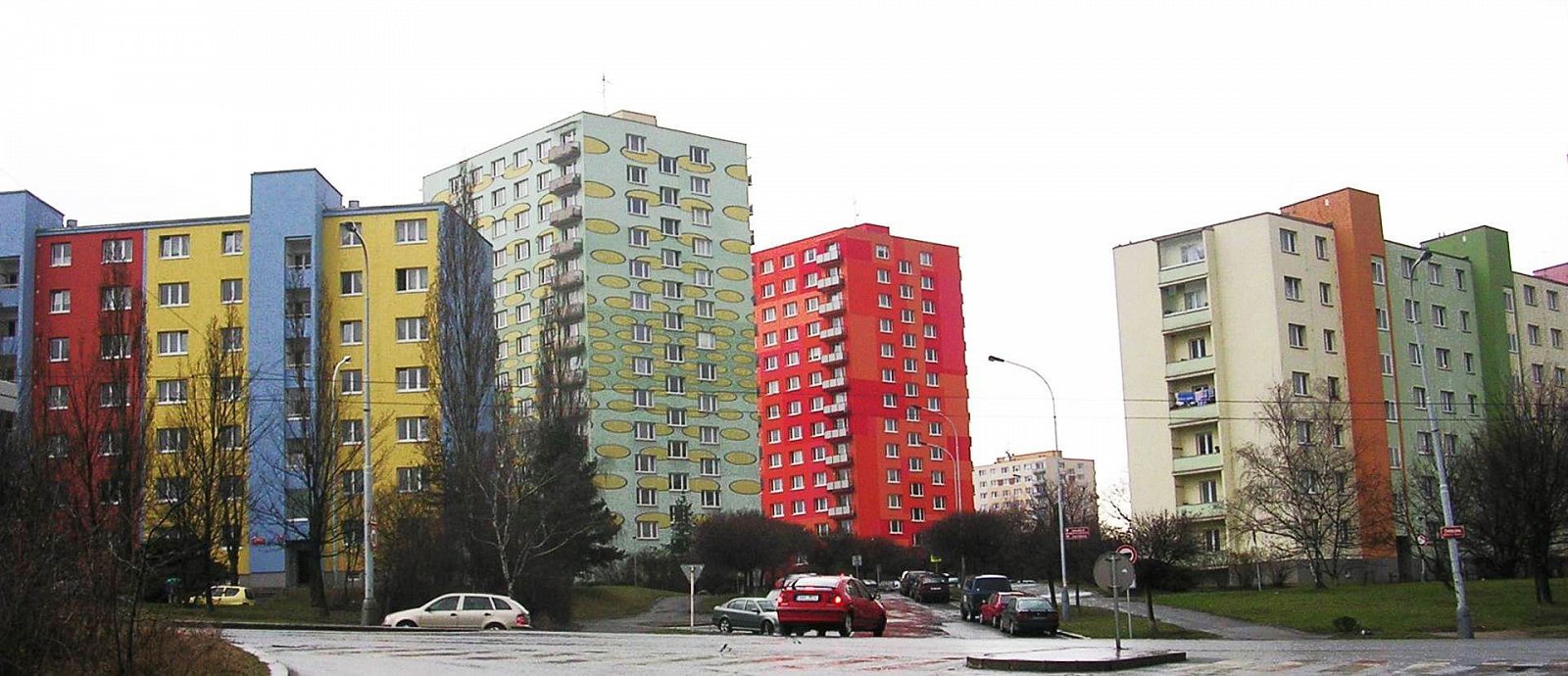 Zvláštní barvy fasády
