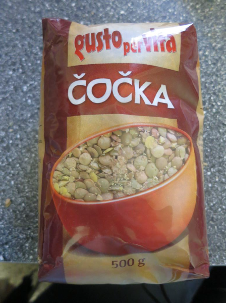 ADAM  VELKOOBCHOD, Olšany u Prostějova - gusto per vita ČOČKA velkozrnná: V čočce bylo více nečistot, než je povoleno příslušnou vyhláškou (země původu Kanada)
