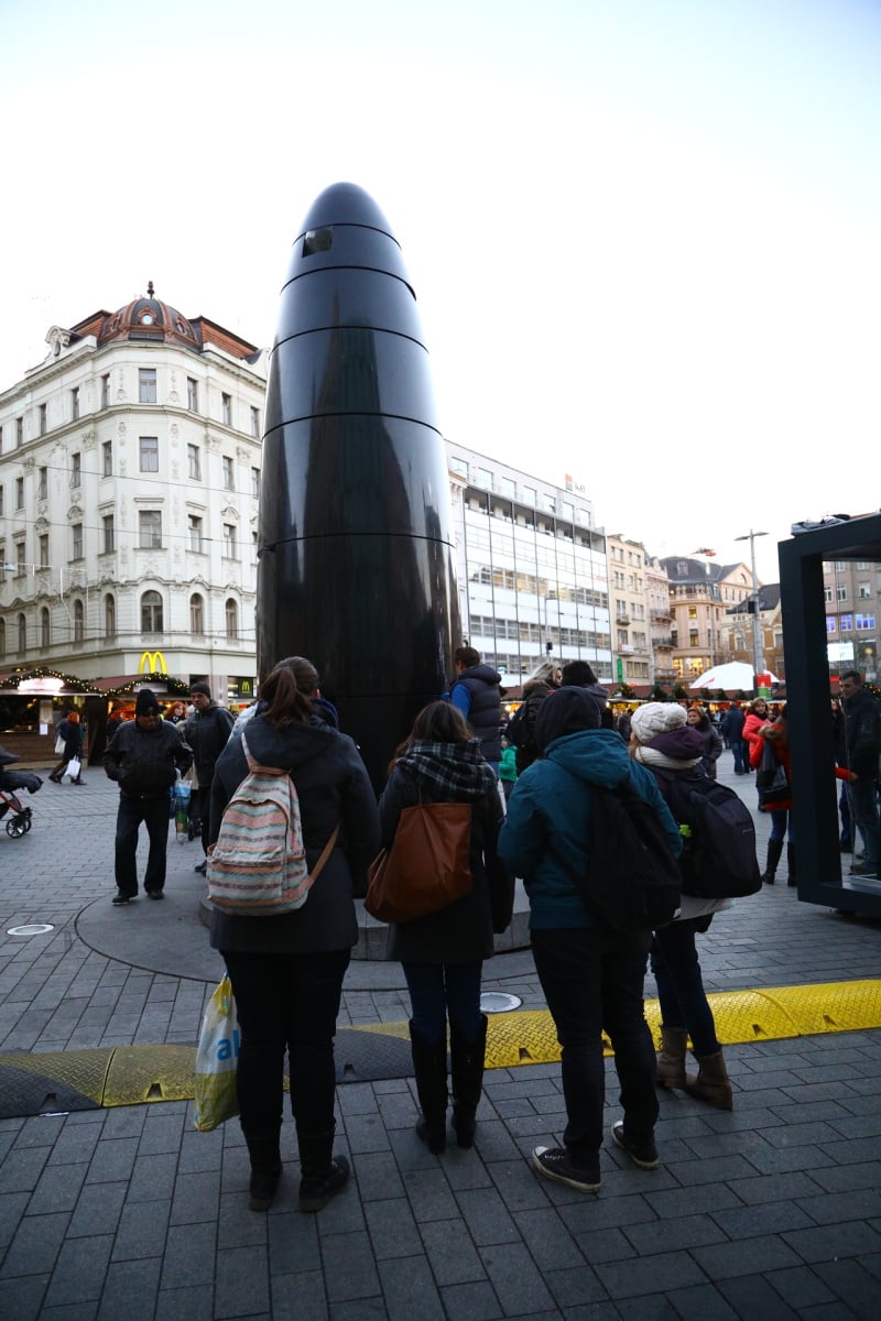 Vánoční trhy na náměstí Svobody v Brně