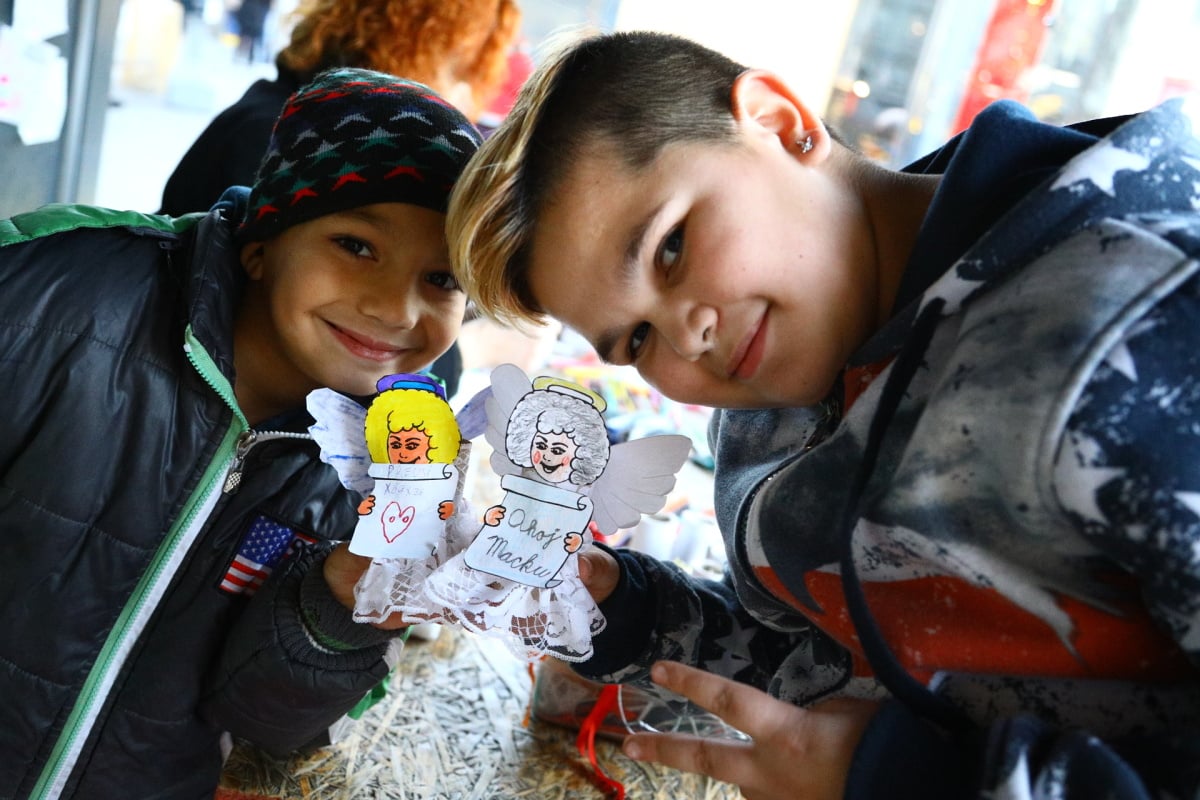 Vánoční trhy na náměstí Svobody v Brně