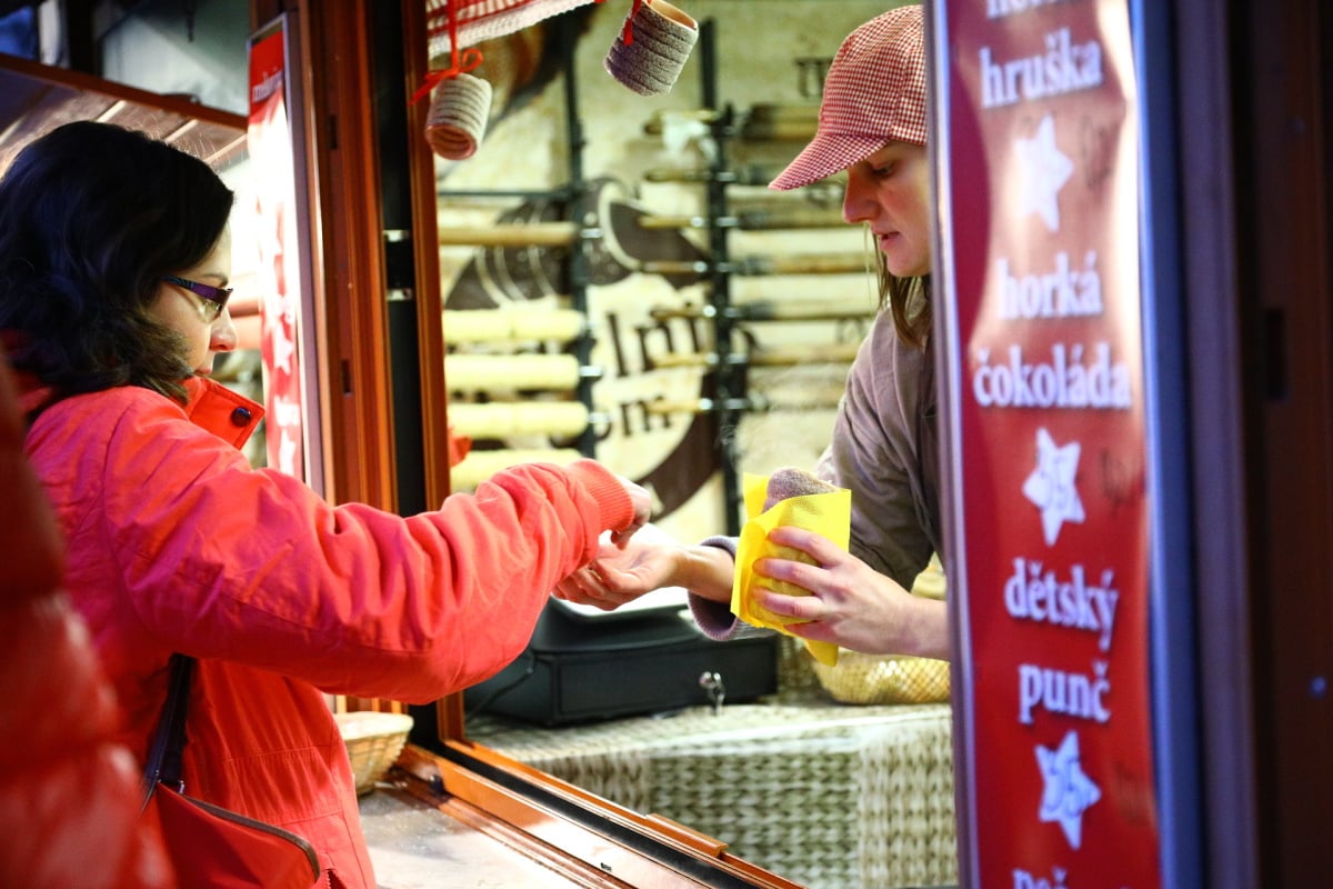 Vánoční trhy na náměstí Svobody v Brně