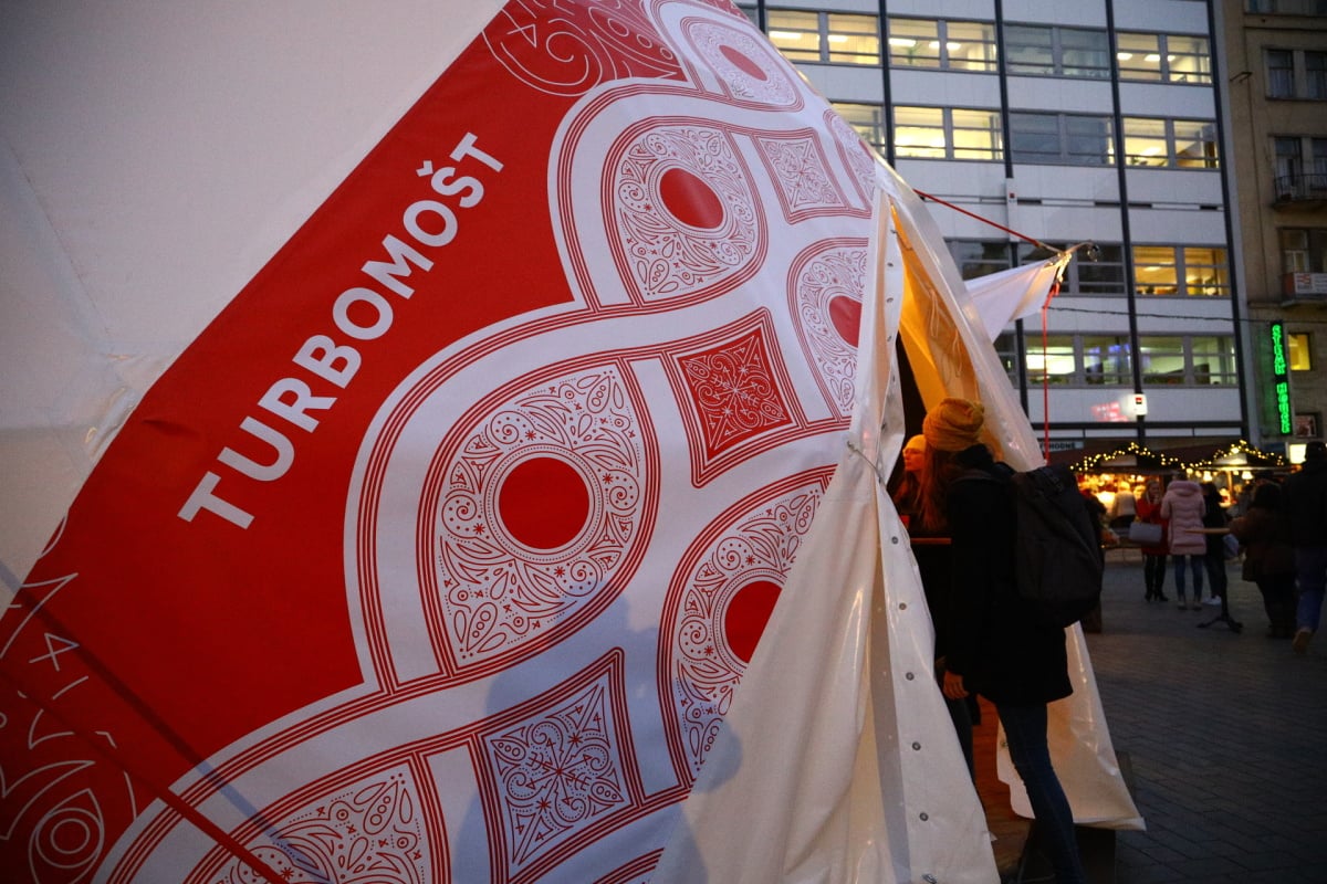 Vánoční trhy na náměstí Svobody v Brně