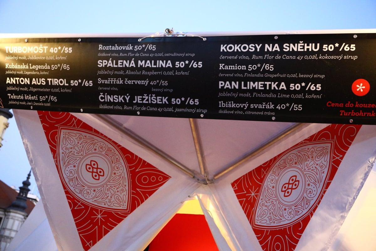 Vánoční trhy na náměstí Svobody v Brně