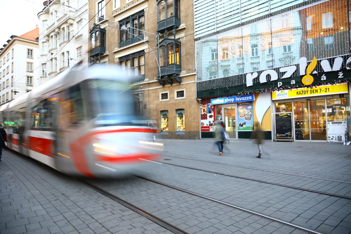 Vánoční trhy na náměstí Svobody v Brně