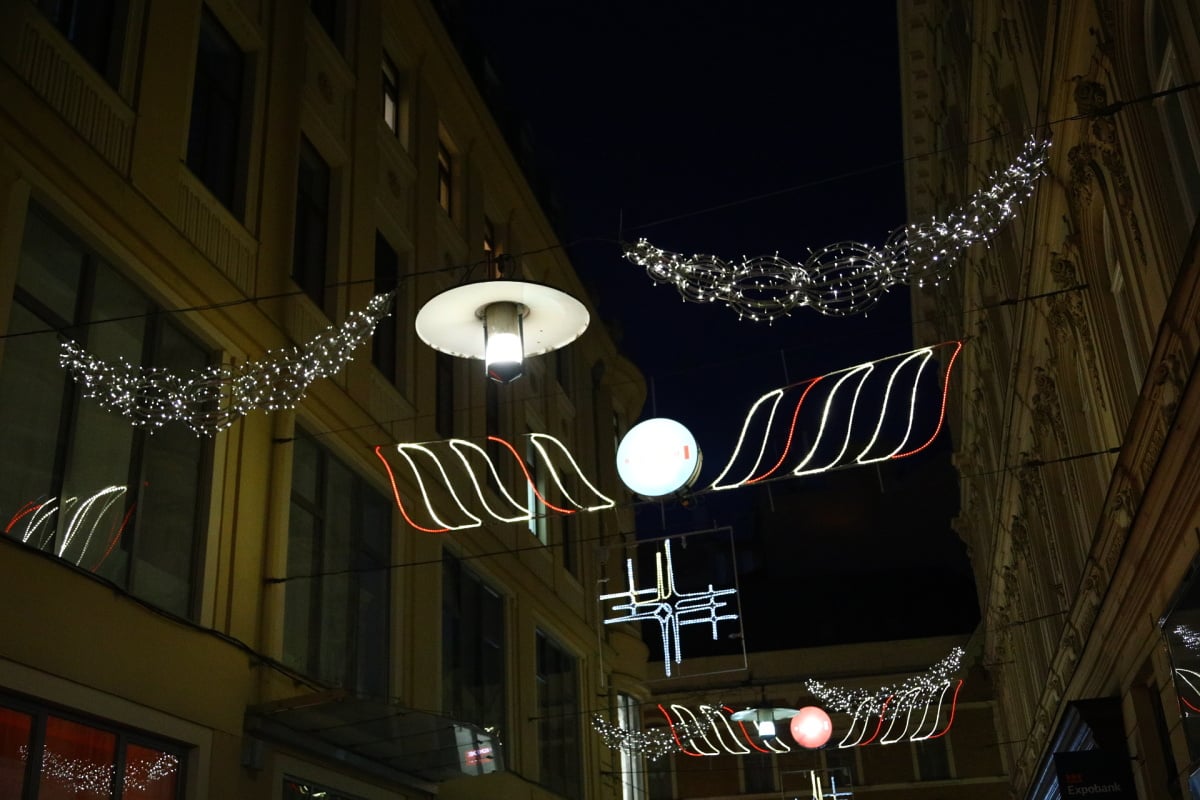 Vánoční trhy na náměstí Svobody v Brně