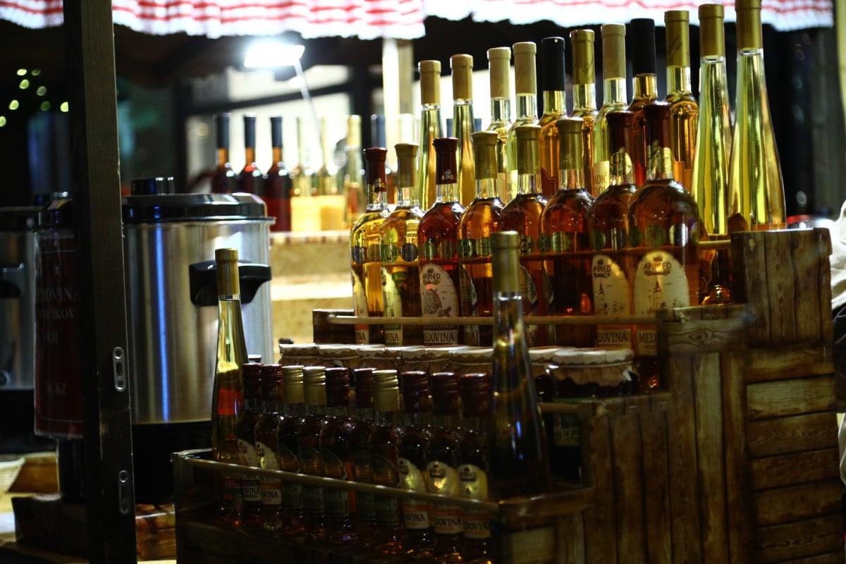 Vánoční trhy na náměstí Svobody v Brně