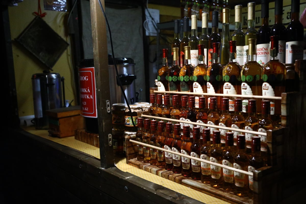 Vánoční trhy na náměstí Svobody v Brně