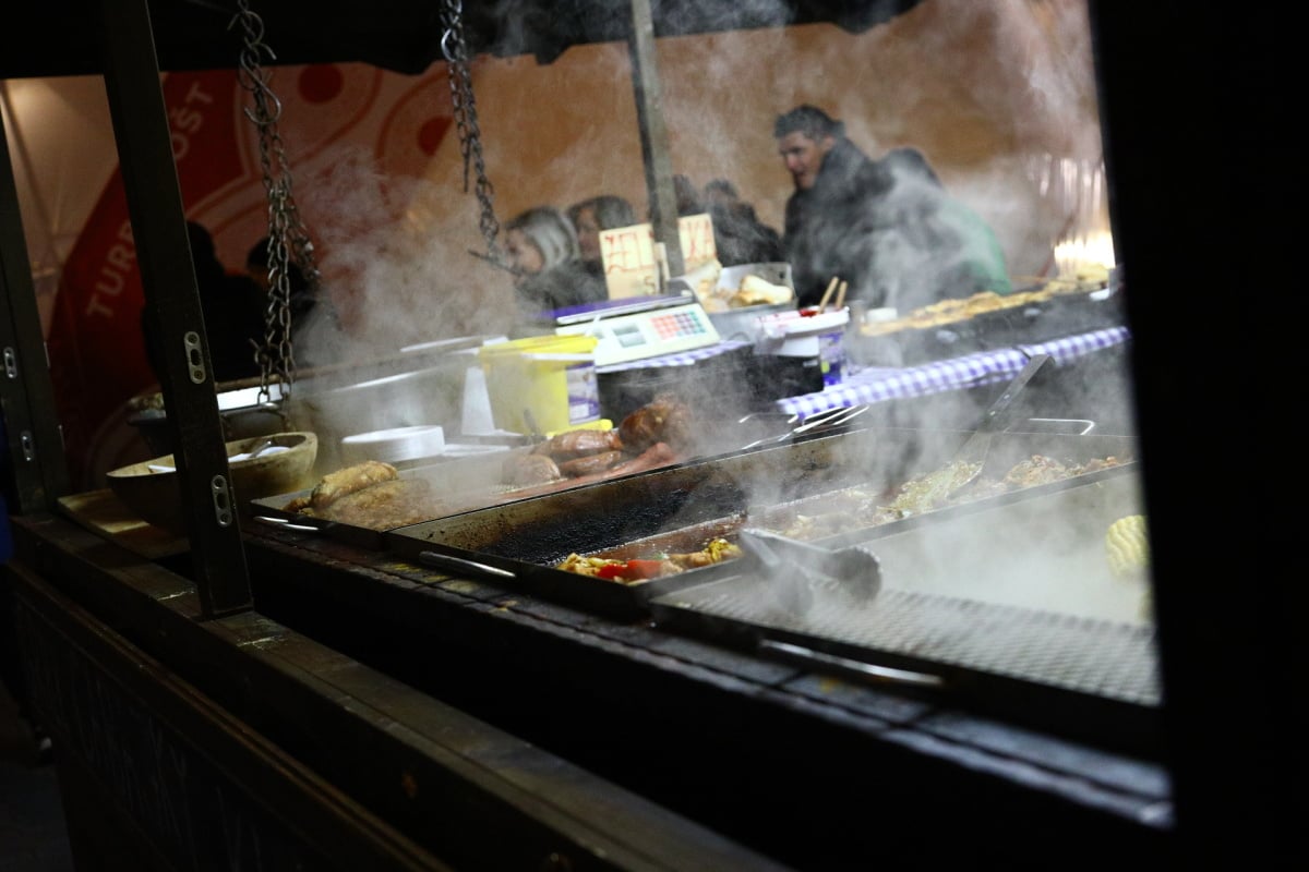 Vánoční trhy na náměstí Svobody v Brně