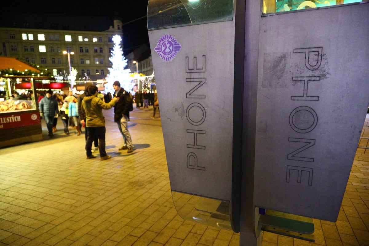 Vánoční trhy na náměstí Svobody v Brně