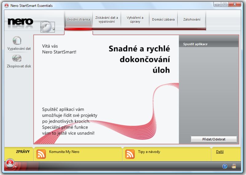<p>Uživatelské rozhraní působí je přehledné a poměrně hezky barevně provedené</p>