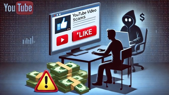 Podvod - scam - lajky na YouTube