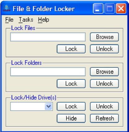 file and folder locker