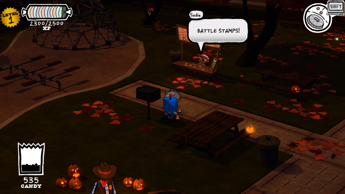 Obrázky ze hry Costume Quest.