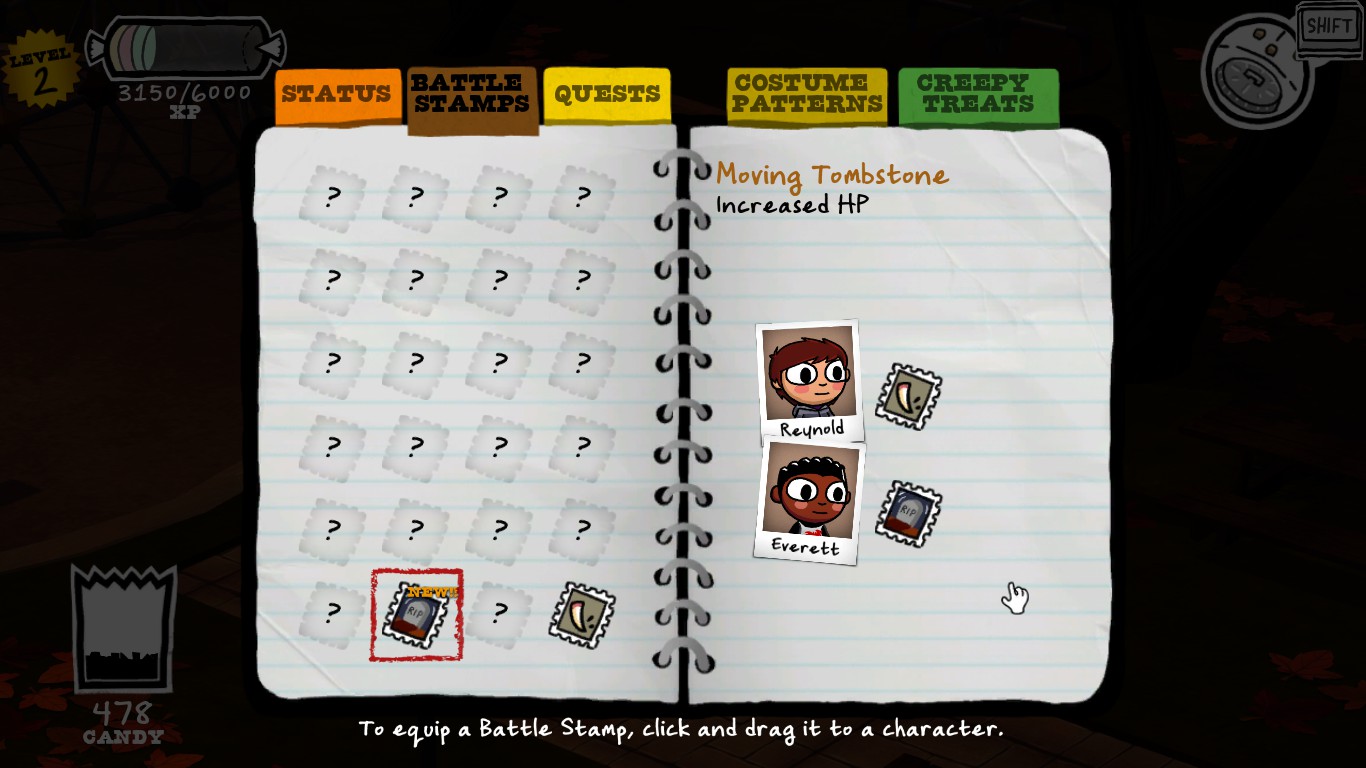 Obrázky ze hry Costume Quest.