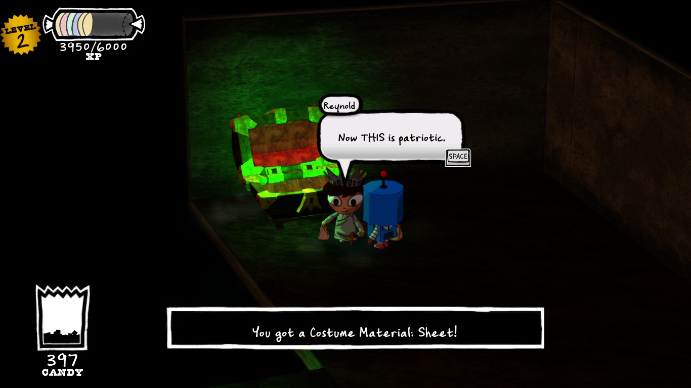 Obrázky ze hry Costume Quest.