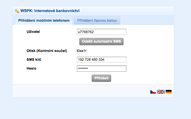 Waldviertler Sparkasse Bank. Internetové bankovnictví. 25.02.2015