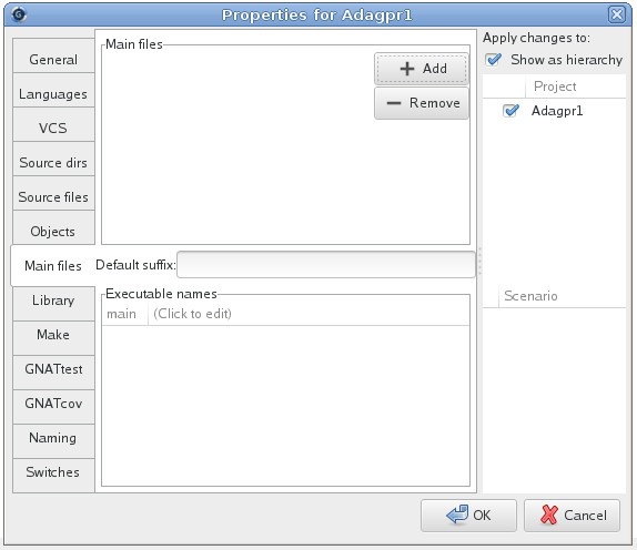 Použití překladače Ada