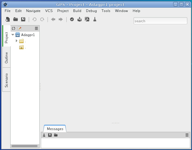 Použití překladače Ada