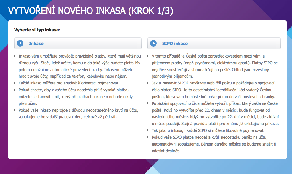 Internetové bankovnictví ZUNO Bank