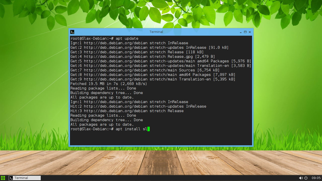Nový Slax postavený na Debianu