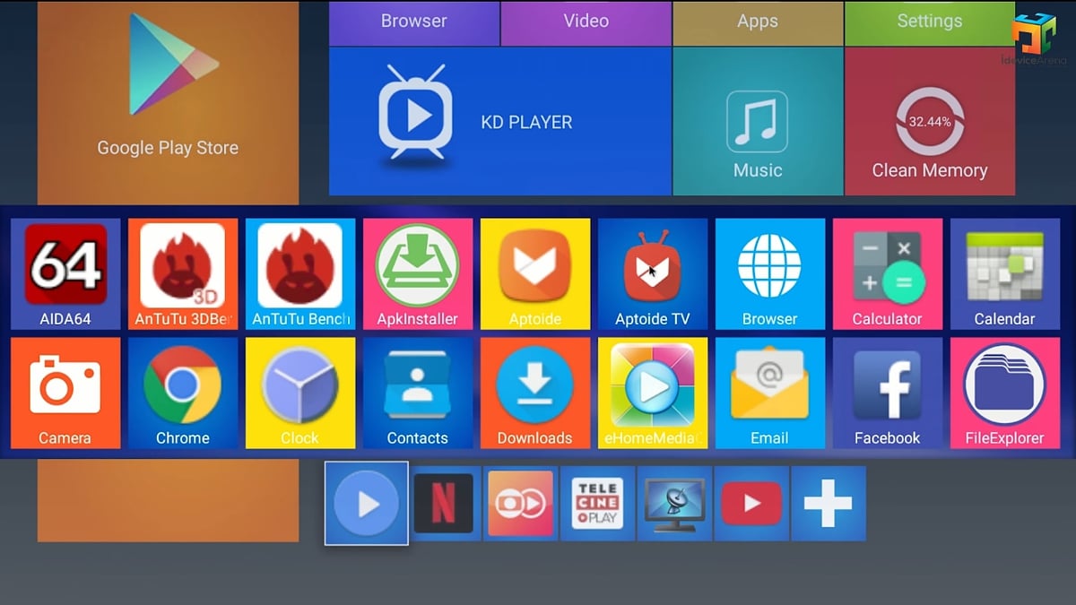 Lenovo G66 - Hlavní stránka a ovládací menu