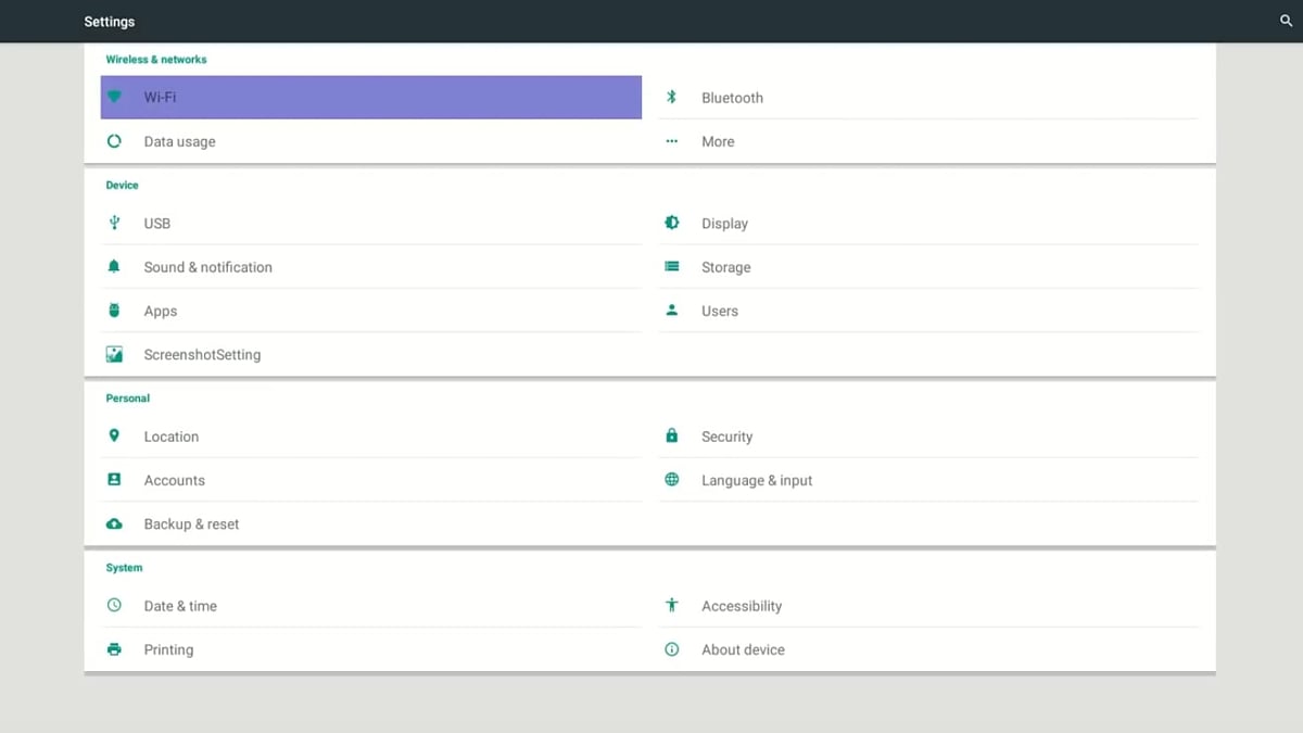 Lenovo G66 - Hlavní stránka a ovládací menu