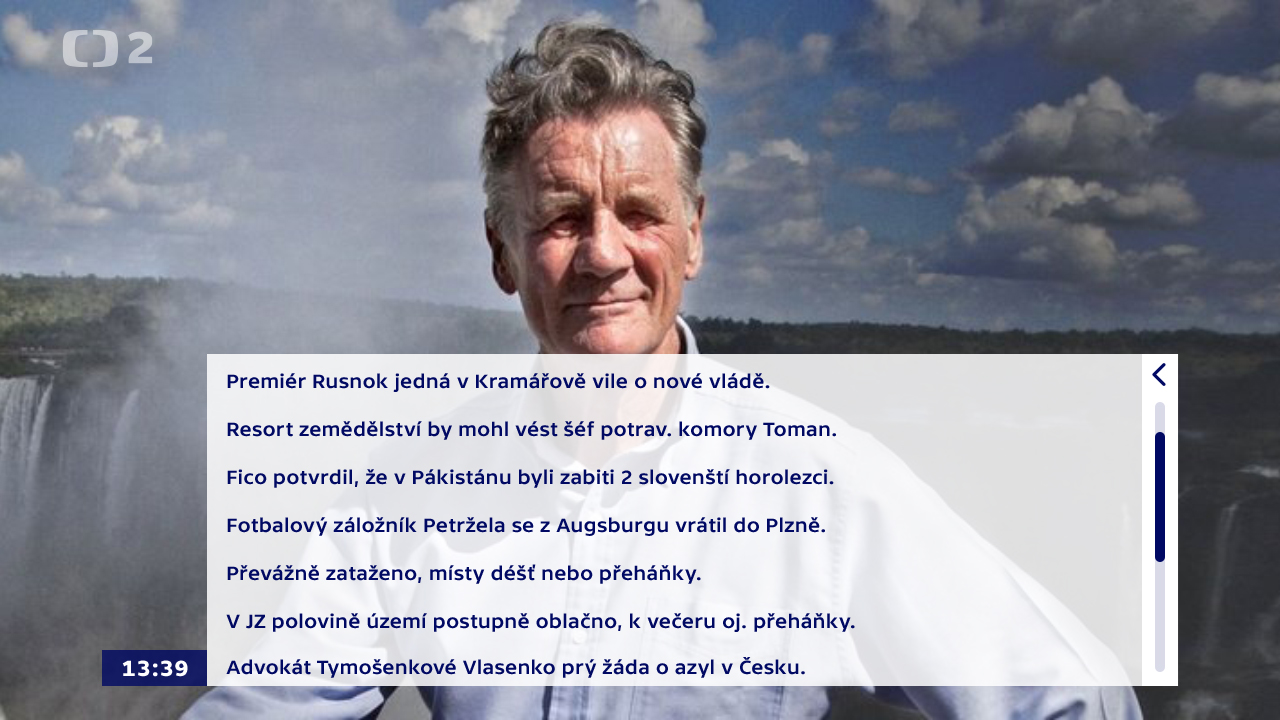 Nová aplikace HbbTV - Lišta ČT 24