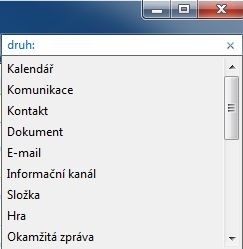 Možnosti filtru v Průzkumníku Windows